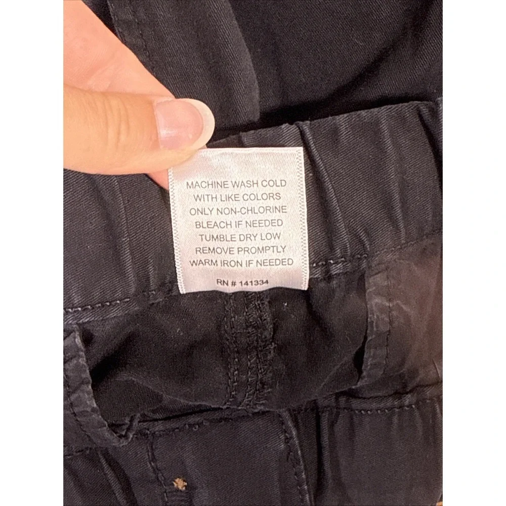 Bearbottom Pants Mens Size Extra Large Black‎ Tapered Leg Stretch Chino Preppy